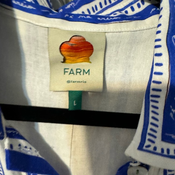 Adorable Farm Rio Tropical Destination Shirt Dress - Picture 4 of 5